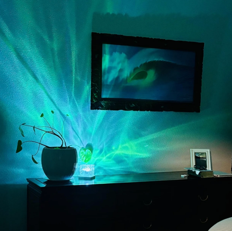Lámpara de Cristal "Aurora" ✨