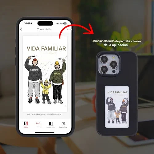 Funda Inteligente E-ink para iPhone
