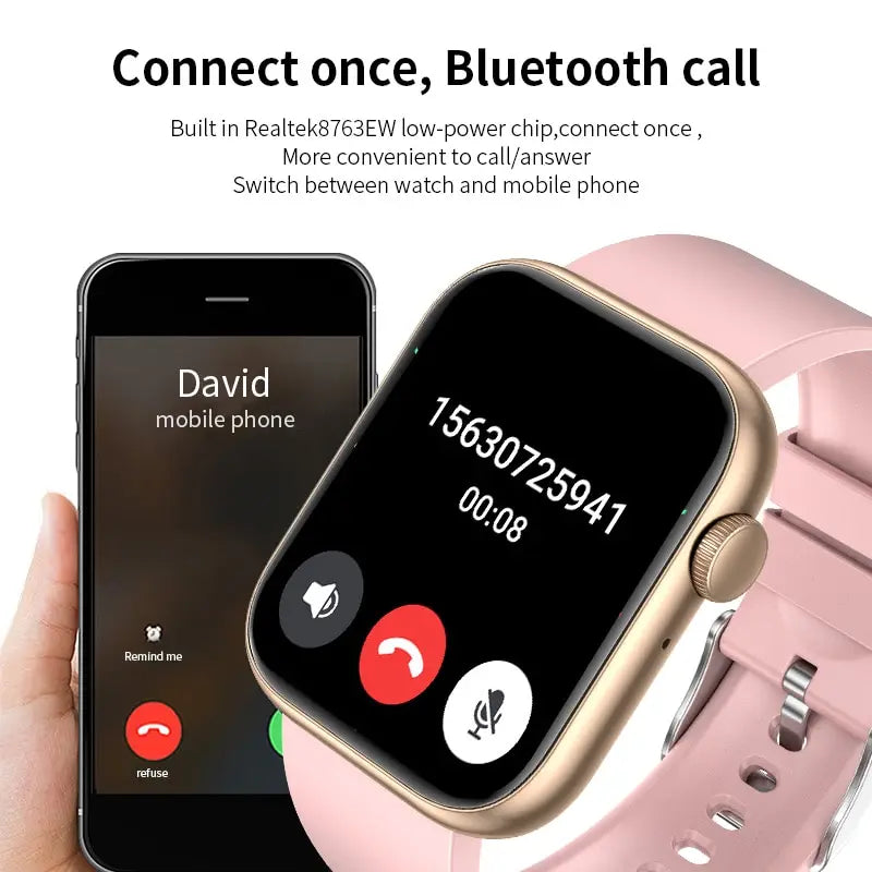 Reloj Inteligente LIGE 🚀 Llamadas, Salud y Estilo