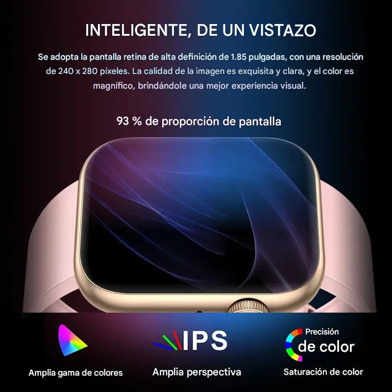 Reloj Inteligente LIGE 🚀 Llamadas, Salud y Estilo