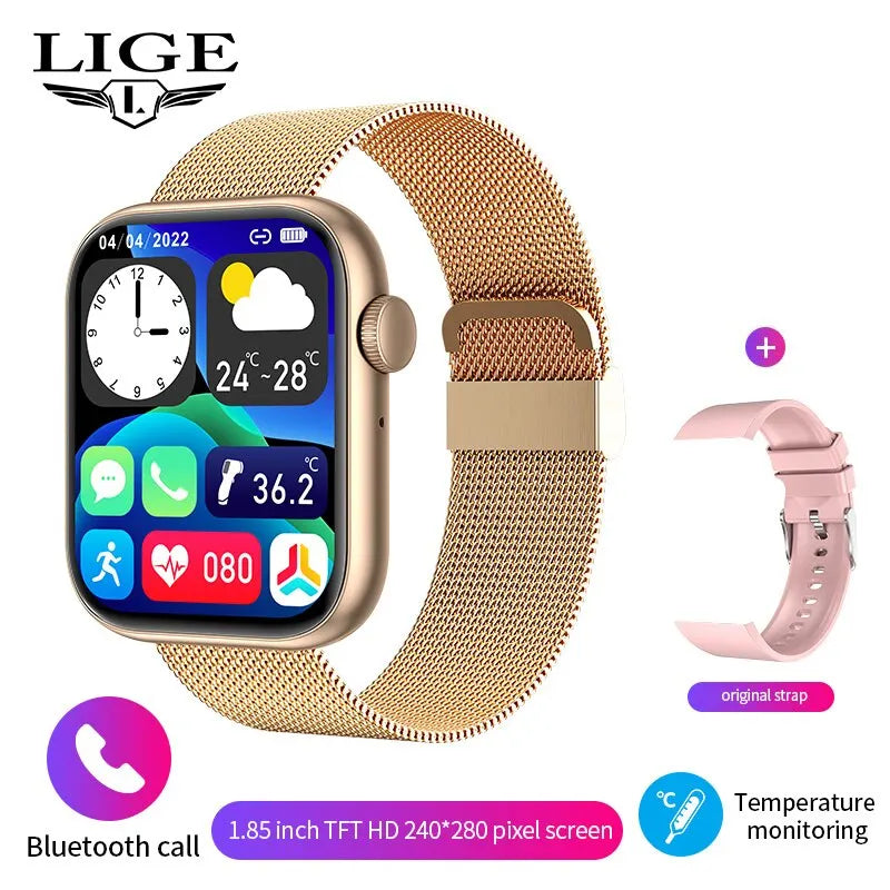 Reloj Inteligente LIGE 🚀 Llamadas, Salud y Estilo