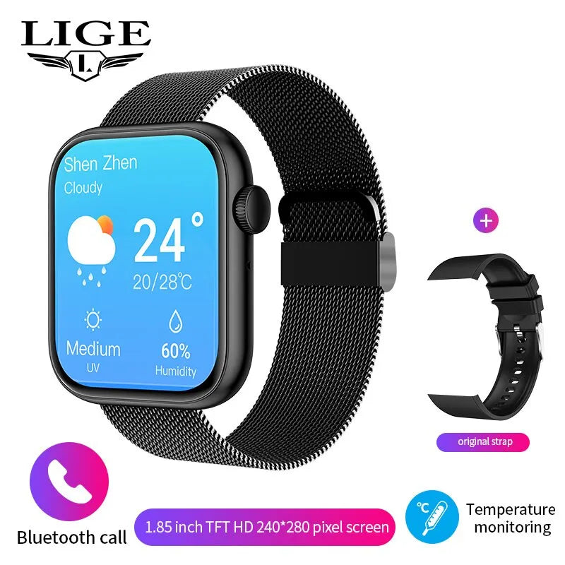Reloj Inteligente LIGE 🚀 Llamadas, Salud y Estilo