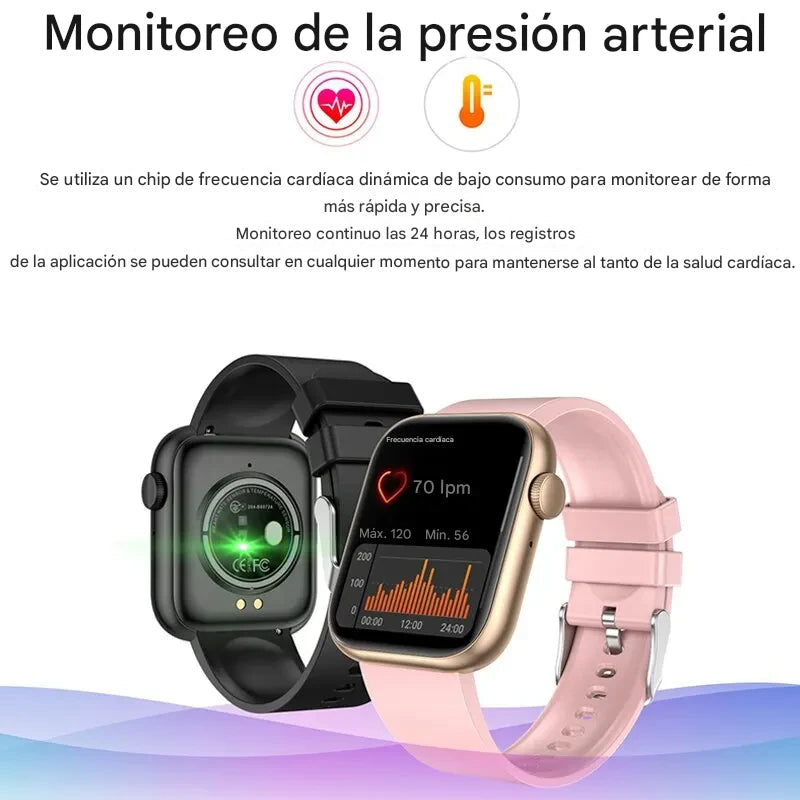 Reloj Inteligente LIGE 🚀 Llamadas, Salud y Estilo