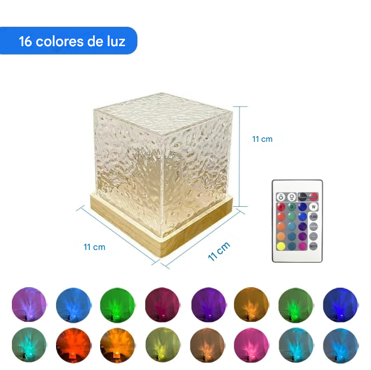 Lámpara de Cristal "Aurora" ✨
