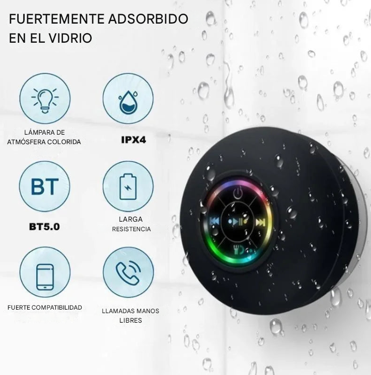 Altavoz Bluetooth para Ducha 🚿